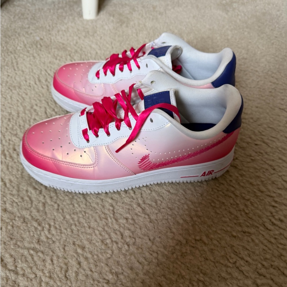 Nike Air Force 1 Low Kay Yow AF1 Women's 8 Pink Shoes Sneakers CT1092-100 - Picture 3 of 5
